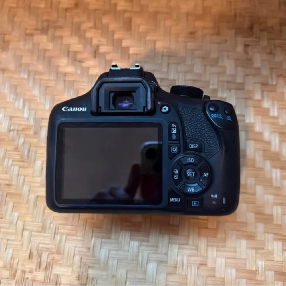 Canon Black EOS Camera with Three Lenses